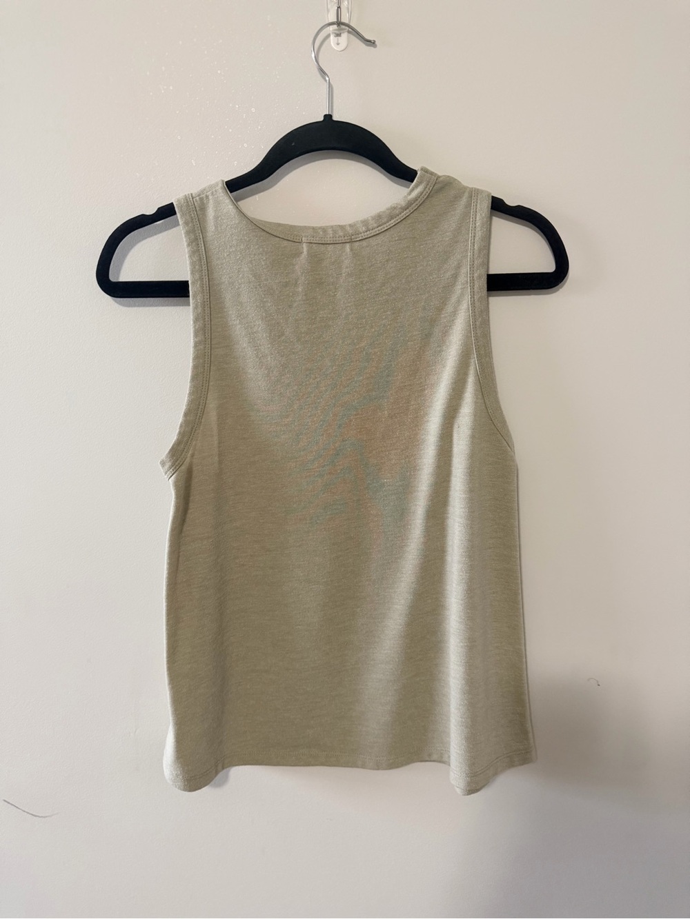Mod Ref Sage Green Ribbed Crewneck Tank - Picture 2 of 2